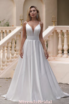 A Satin Timeless Ball Gown With Pockets