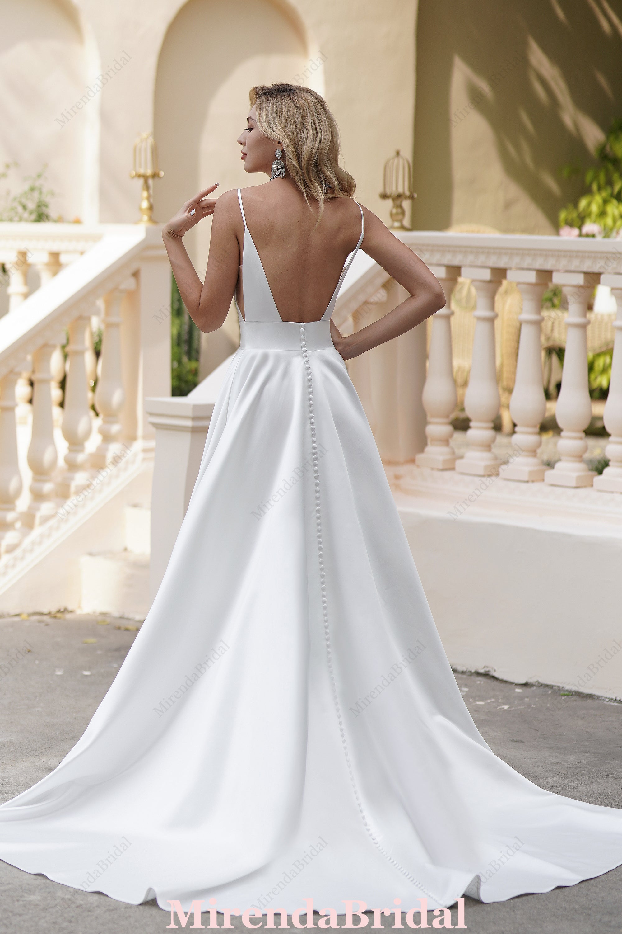 A Satin Timeless Ball Gown With Pockets